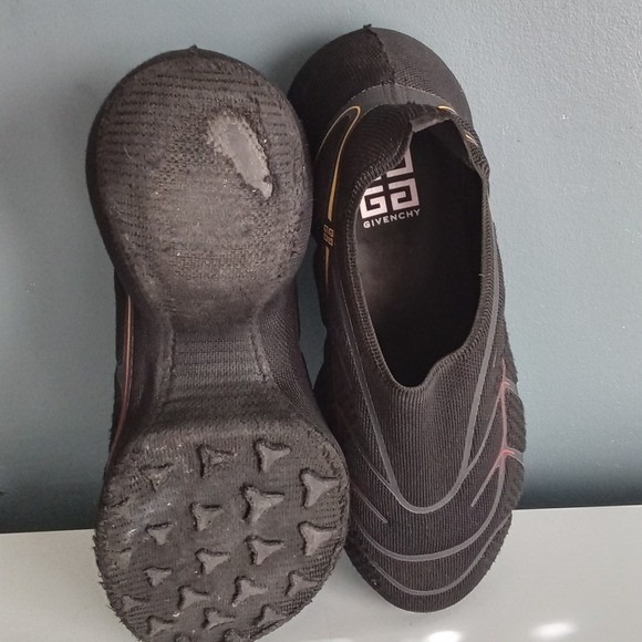 Givenchy Black Knit Slip On Sneakers Athletic Shoes Mens Size 9 US - Picture 10 of 10